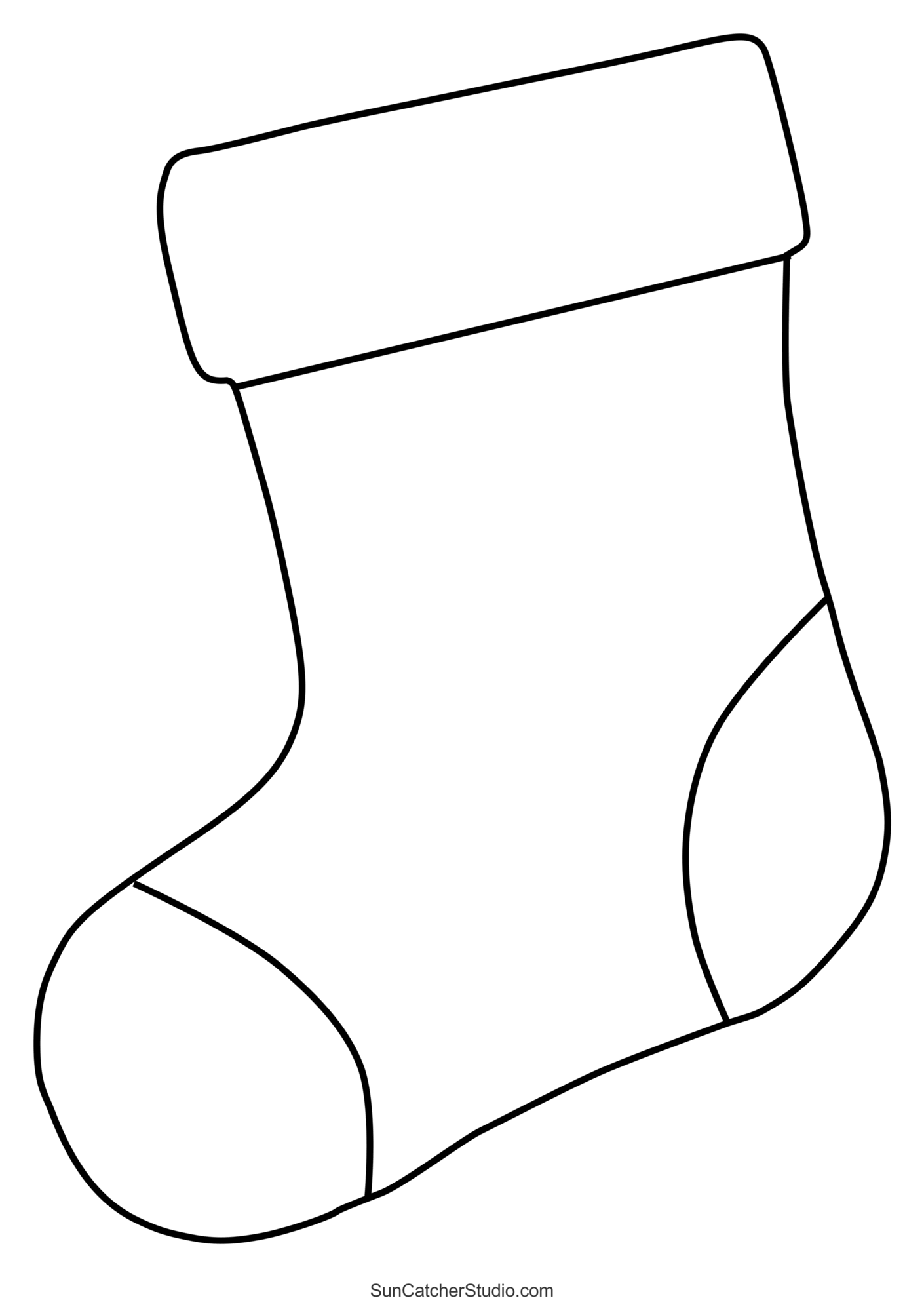 christmas stocking patterns (printable stencils & templates